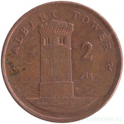 Монета. Остров Мэн. 2 пенса 2007 год. AB. 