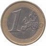 Монета. Италия. 1 евро 2008 год. 