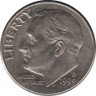  Монета. США. 10 цент 1999 год. Монетный двор D. ав.