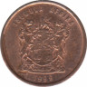 Монета. Южно-Африканская республика. 1 цент 1999 год. ав.