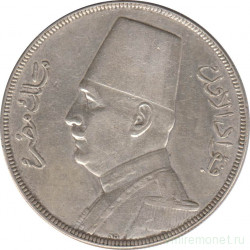 Монета. Египет. 20 пиастров 1929 (1348) год.