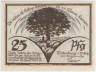 Бона. Нотгельд. Германия. Город Виттенбург. 25 пфеннигов 1922 год. Вариант 1445.1.2. рев.