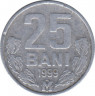 Монета. Молдова. 25 баней 1999 год. ав.