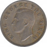 Монета. Новая Зеландия. 1 шиллинг 1951 год. рев.