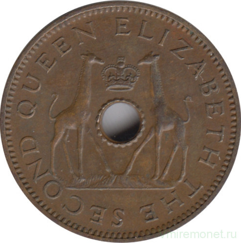 Монета. Родезия и Ньясаленд. 1/2 пенни 1958 год.
