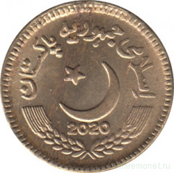 Монета. Пакистан. 5 рупий 2020 год.