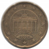Монета. Германия. 20 центов 2003 год. (D).