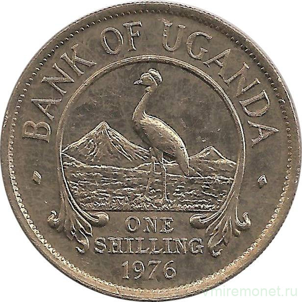 Монета. Уганда. 1 шиллинг 1976 год.