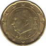 Монета. Бельгия. 20 центов 2011 год. ав.