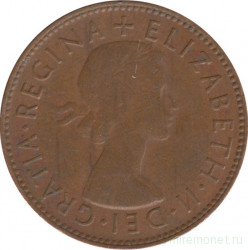 Монета. Австралия. 1/2 пенни 1953 год.