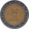Монета. Боливия. 5 боливиано 2004 год. рев.