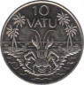 Монета. Вануату. 10 вату 2009 год. рев.