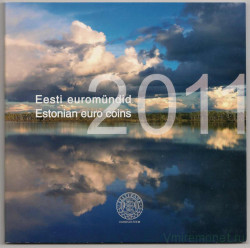Монеты. Эстония. Набор евро в буклете 2011 год. 