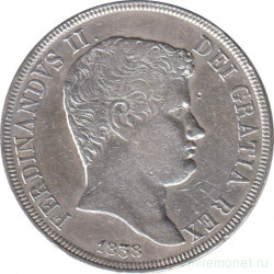 Монета. Королевство Двух Сицилий. 120 грано 1838 год.
