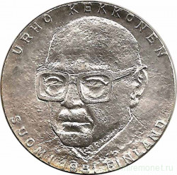 Монета. Финляндия. 50 марок 1981 год. 80 лет со дня рождения президента Урхо Кекконена. Ag