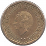 Монета. Нидерландские Антильские острова. 2,5 гульдена 1990 год.