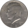 Монета. США. 50 центов 1985 год. Монетный двор P. ав.