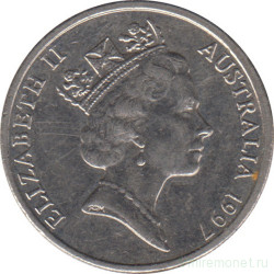Монета. Австралия. 5 центов 1997 год.