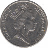 Монета. Австралия. 5 центов 1997 год. ав.