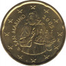Монета. Сан-Марино. 20 центов 2005 год. ав.