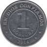 Монета. Никарагуа. 1 кордоба 2014 год. ав.