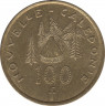 Монета. Новая Каледония. 100 франков 2014 год. рев.