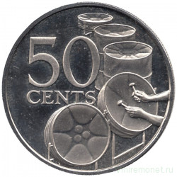 Монета. Тринидад и Тобаго. 50 центов 1975 год.