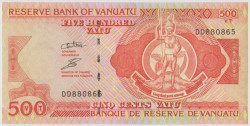 Банкнота. Вануату. 500 вату 2006 год.