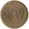 Монета. Франция. 20 центов 1999 год. 