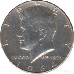 Монета. США. 50 центов 1964 год. Монетный двор D.