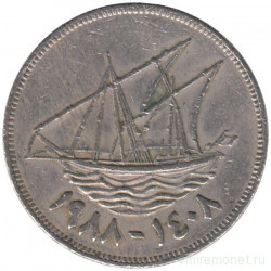 Монета. Кувейт. 50 филсов 1988 год. 