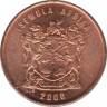 Монета. Южно-Африканская республика. 1 цент 2000 год. Старый тип. ав.