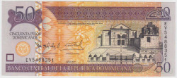 Банкнота. Доминиканская республика. 50 песо 2011 год. Тип 183a.
