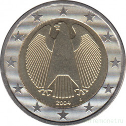 Монеты. Германия. Набор евро 8 монет 2004 год. 1, 2, 5, 10, 20, 50 центов, 1, 2 евро. (J).
