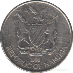 Монета. Намибия. 10 центов 1998 год.