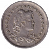 Монета. Бразилия. 200 рейсов 1919 год.