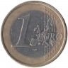 Монета. Ирландия. 1 евро 2002 год.