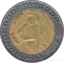 Монета. Алжир. 20 динаров 2013 год.