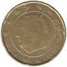 Монета. Бельгия. 20 центов 2002 год.