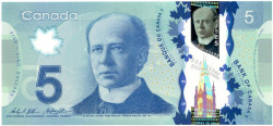 Банкнота. Канада. 5 долларов 2013 год. Тип 106c.
