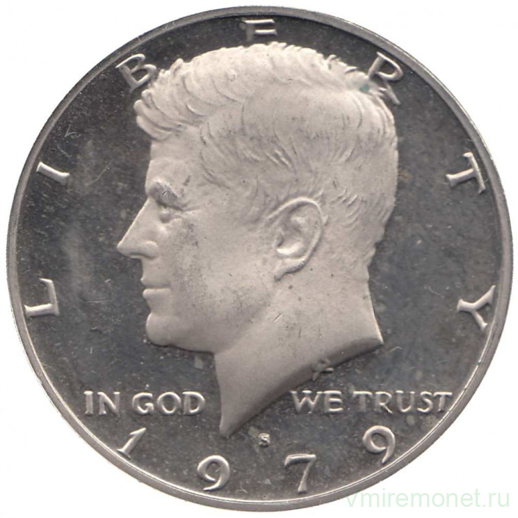 Монета. США. 50 центов 1979 год. Монетный двор S. 