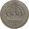 Монета. Швеция. 10 эре 1945 год. TS. рев.