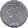 Монета. Реюньон. 1 франк 1948 год. ав.