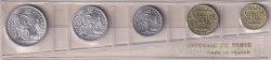 Монета. Коморские острова. Набор 5 штук. 1, 2, 5, 10, 20 франков 1964 год.