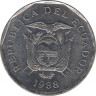 Монета. Эквадор. 10 сукре 1988 год. ав.