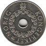 Монета. Норвегия. 5 крон 2007 год. рев
