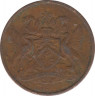 Монета. Тринидад и Тобаго. 1 цент 1972 год. рев.