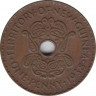 Монета. Новая Гвинея. 1 пенни 1938 год. ав.