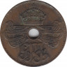 Монета. Новая Гвинея. 1 пенни 1938 год. рев.