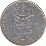Монета. Швеция. 1 крона 1961 год. (U). ав.